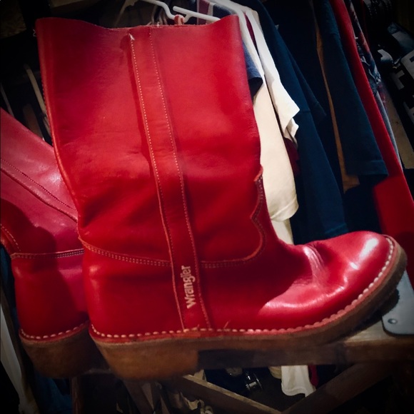 COPY - Vintage! Red Wrangler boots. ♥️ - Picture 4 of 4